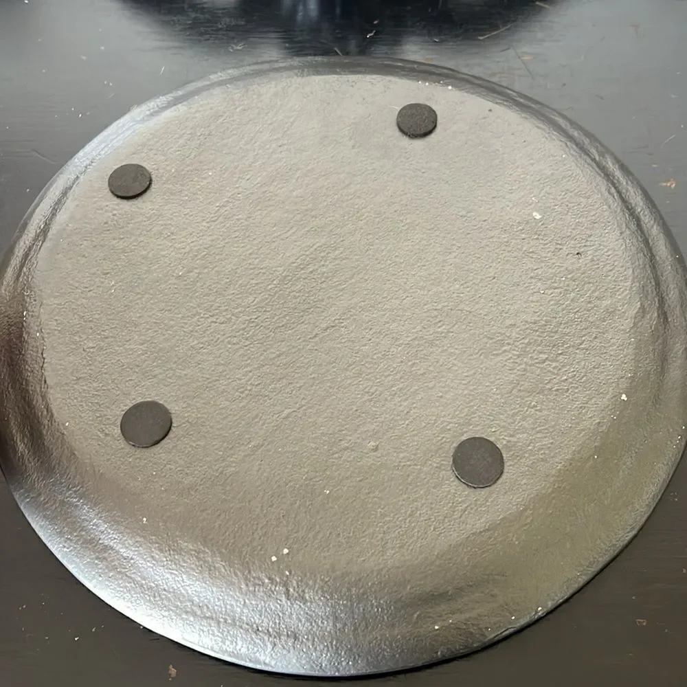 Pottery Barn Metal Round Tray